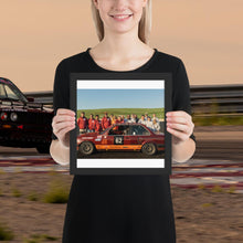 Load image into Gallery viewer, 25hr Team Black Swan Search Framed photo paper poster