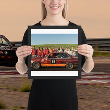 Load image into Gallery viewer, 25hr Team Black Swan Search Framed photo paper poster