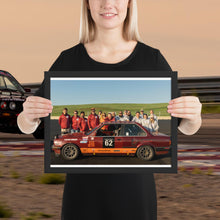 Load image into Gallery viewer, 25hr Team Black Swan Search Framed photo paper poster