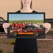 Load image into Gallery viewer, 25hr Team Black Swan Search Framed photo paper poster