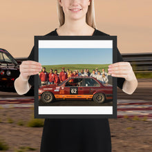 Load image into Gallery viewer, 25hr Team Black Swan Search Framed photo paper poster