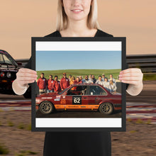 Load image into Gallery viewer, 25hr Team Black Swan Search Framed photo paper poster