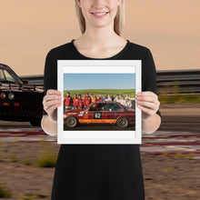 Load image into Gallery viewer, 25hr Team Black Swan Search Framed photo paper poster