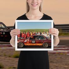 Load image into Gallery viewer, 25hr Team Black Swan Search Framed photo paper poster