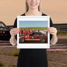 Load image into Gallery viewer, 25hr Team Black Swan Search Framed photo paper poster