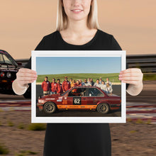 Load image into Gallery viewer, 25hr Team Black Swan Search Framed photo paper poster