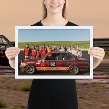 Load image into Gallery viewer, 25hr Team Black Swan Search Framed photo paper poster