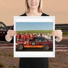 Load image into Gallery viewer, 25hr Team Black Swan Search Framed photo paper poster