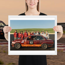 Load image into Gallery viewer, 25hr Team Black Swan Search Framed photo paper poster