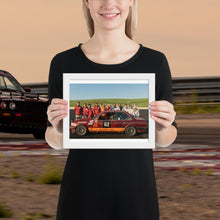 Load image into Gallery viewer, 25hr Team Black Swan Search Framed photo paper poster