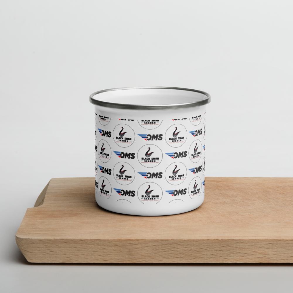 Team Black Swan Enamel Mug