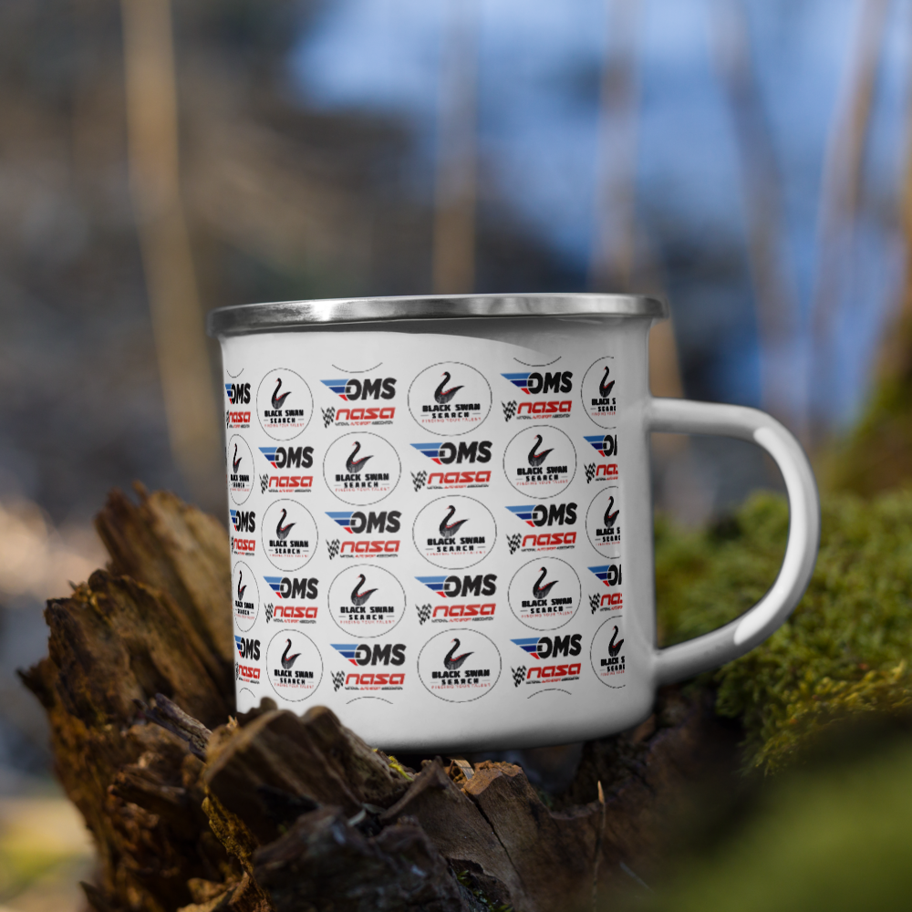 Black Swan NASA Enamel Mug