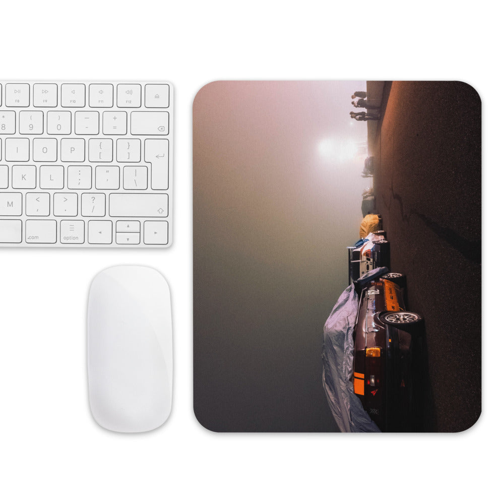 Burgundy fog Mouse pad